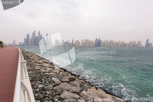 Image of Panorama Dubai city UAE