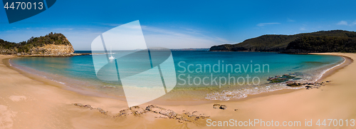 Image of Maitland Bay beach  panorama Central Coast Australia