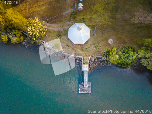 Image of Afternoon light on Hawkesbury River Jetty