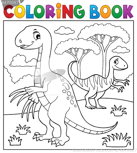 Image of Coloring book dinosaur subject image 4