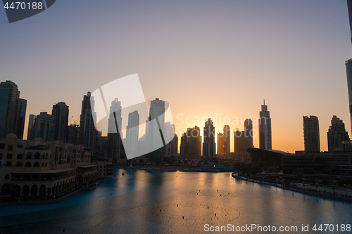 Image of musical fountain in Dubai