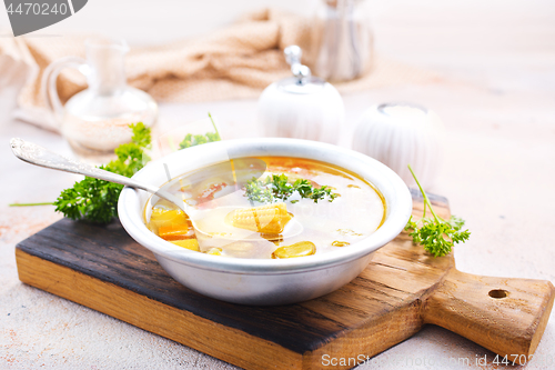 Image of vegetable soup