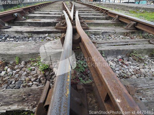 Image of Railway track detail