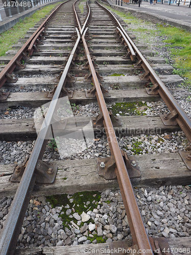 Image of Railway track detail