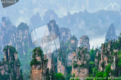 Image of Zhangjiajie mountains, China