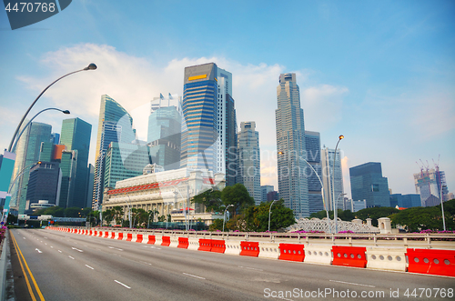 Image of Singapore financial district