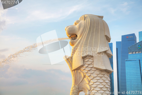 Image of Close up of the Merlion