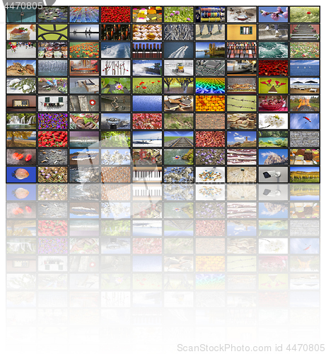 Image of Big multimedia video and image walls