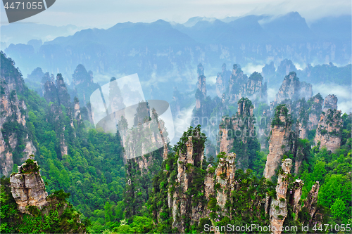 Image of Zhangjiajie mountains, China