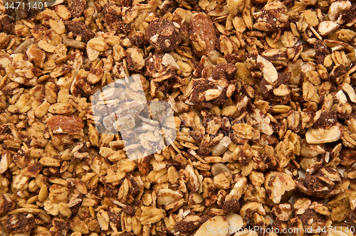 Image of chocolate organic granola