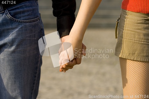 Image of holding hands