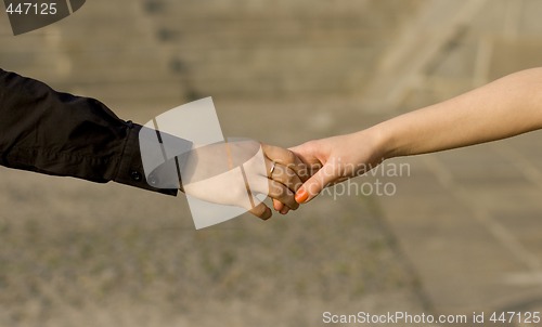 Image of holding hands