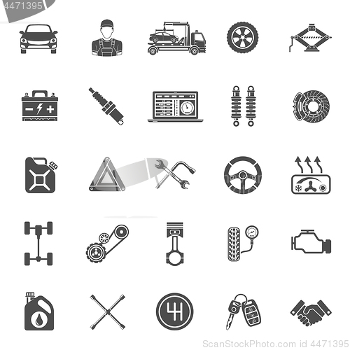 Image of Car Service Vector Icons Set