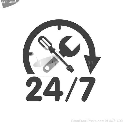 Image of 24 7 Car Service Logo