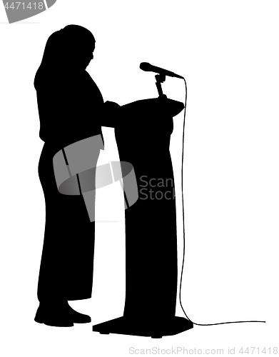 Image of Woman public speaking