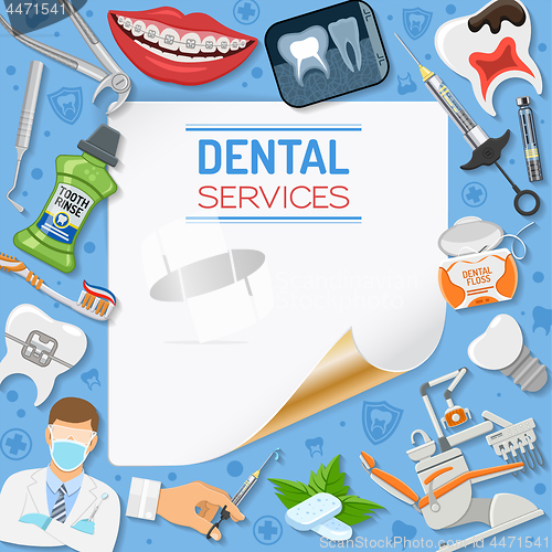 Image of Dental Services Banner and Frame