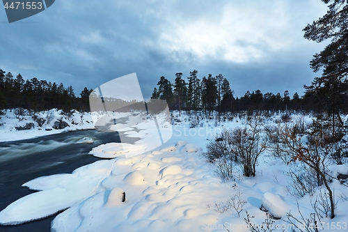 Image of Winter River Flow