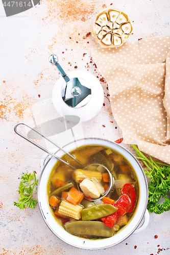 Image of vegetable soup