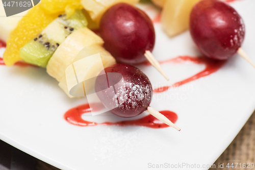 Image of Fruit and cheese plate