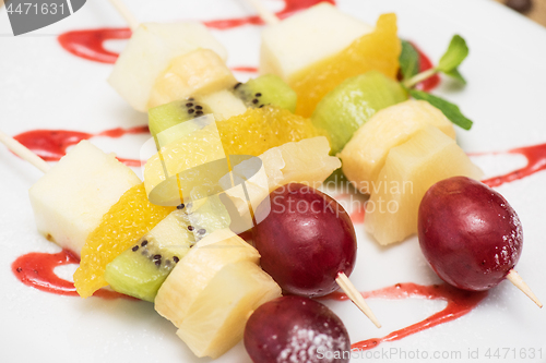 Image of Fruit and cheese plate
