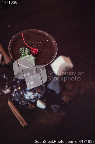 Image of Ice cream chocolate dessert