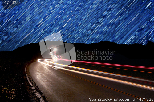 Image of Time Lapse Image of the Night Stars