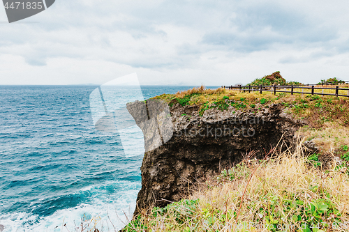 Image of Cape Manzamo at cloudy day