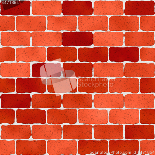 Image of Brick wall pattern, abstract background