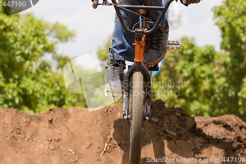 Image of BMX Biker landing