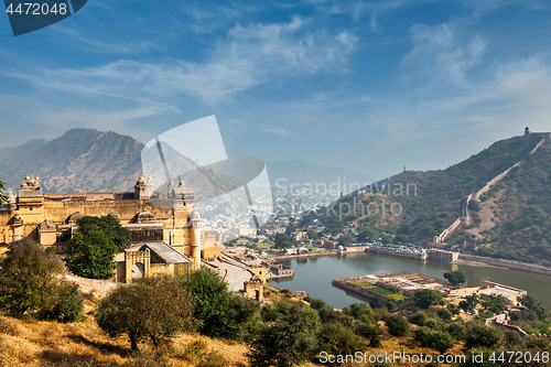 Image of Amer aka Amber fort, Rajasthan, India