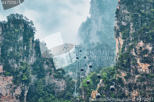 Image of Zhangjiajie mountains, China