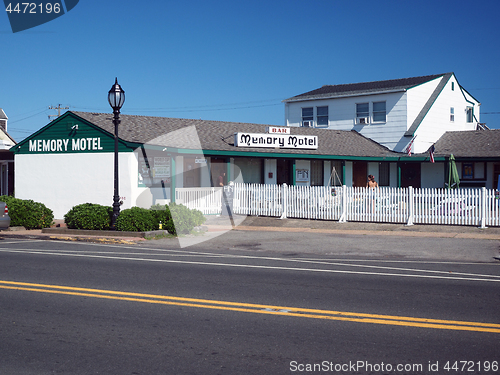 Image of editorial Memory Motel Montauk New York