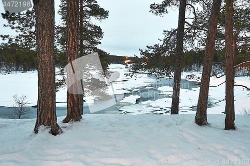 Image of Winter River Flow