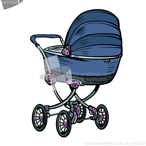 Image of pram baby carriage stroller perambulator buggy