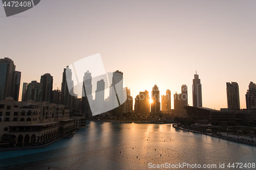 Image of musical fountain in Dubai