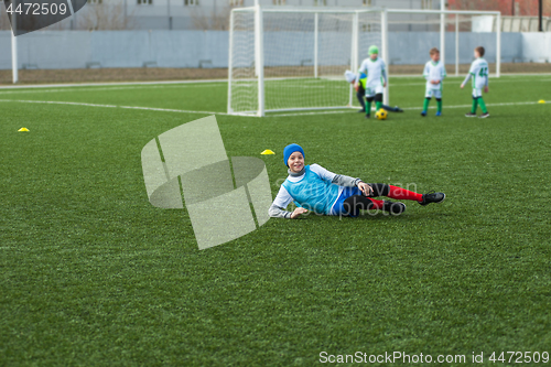 Image of Happy boy football