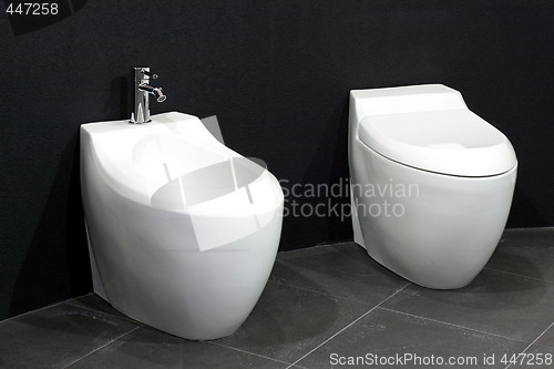 Image of Bidet and toilet 2