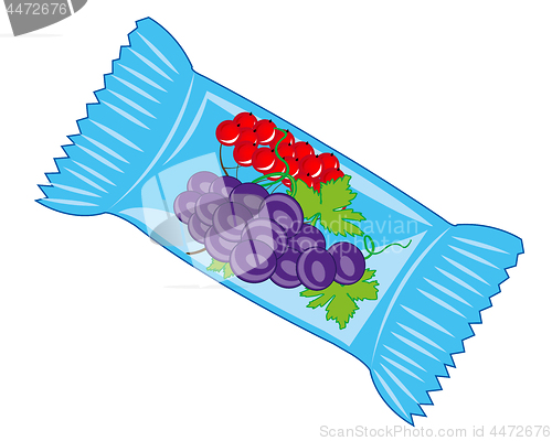 Image of Vector illustration of the packing the sweetmeat