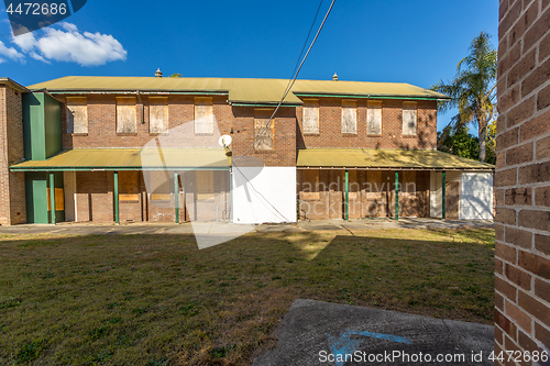 Image of Abandoned building of Peat Island Asylum