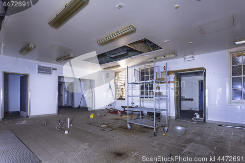 Image of Kitchen area of Peat Island Asylum