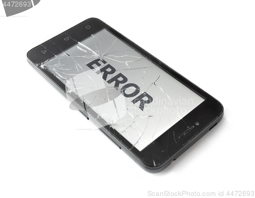 Image of  Broken smart phone