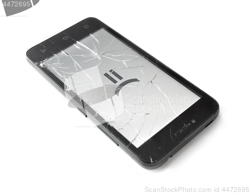 Image of  Broken smart phone