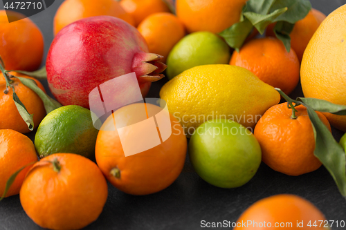 Image of close up of citrus fruits