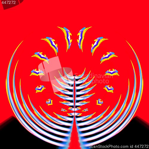 Image of Abstract 3d background