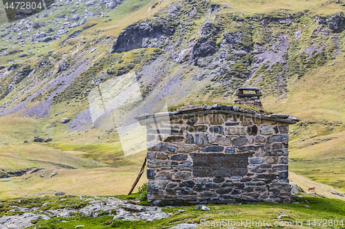 Image of Stone Hut in Pyrenees