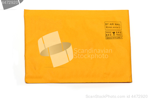 Image of airmail envelope on white