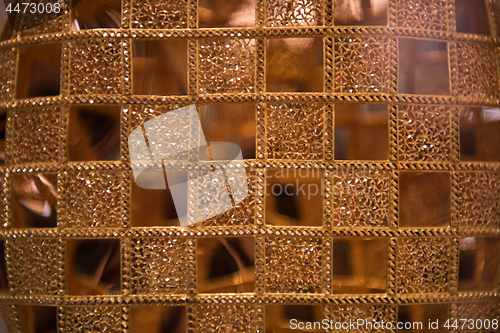 Image of gold jewelry in the shop window