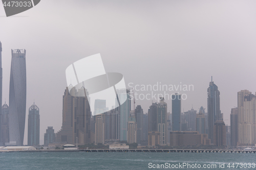 Image of Panorama Dubai city UAE