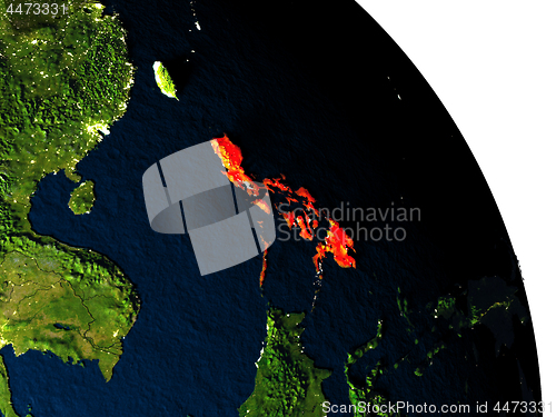 Image of Philippines from space