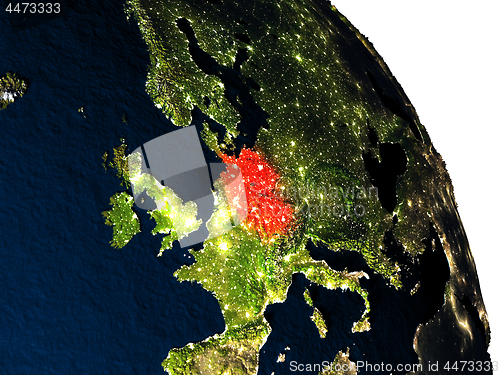 Image of Germany from space
